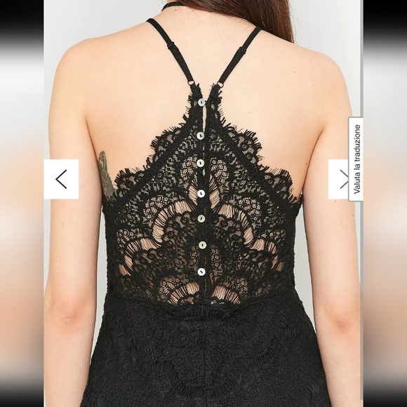 Free People Intimately Black Dress Size Small - Picture 3 of 9